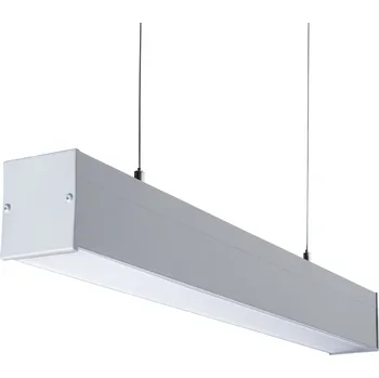Svítidlo LED závěsné ALIN 4LED 1X60-SR lineární pro T8 trubice barva stříbrná 27412 Kanlux