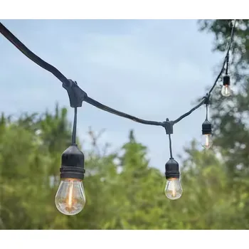 Venkovní osvětlení LURECOM LED bulbs 5-10 Vintage - venkovní kabelové svítidlo, 5m kabel, 10 žárovek Filament , možnost nekonečného napojování