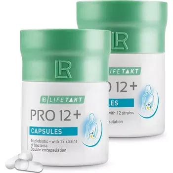 LR Pro 12+ Probiotika Kapsle 2ks (Pro dobré zdraví: 12 kmenů bakterií, až 1 miliarda bakterií v kapsli)