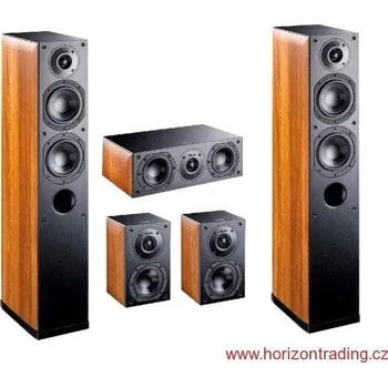 Elektronika Indiana Line NOTA X Home Cinema set 5.0 Walnut - Sada 5.0 reprosoustav NOTA X