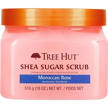 Nestandardní parfém Tree Hut - Shea Sugar Scrub Moroccan Rose Peelingy na tělo 510 g unisex