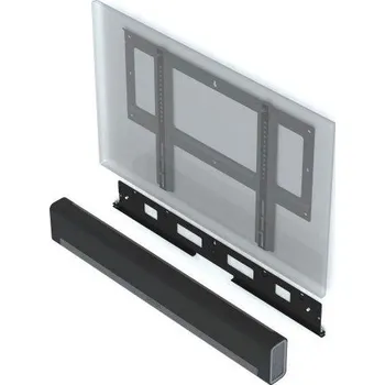 Příslušenství pro gramofon Flexson PLAYBAR Flat to Wall Mount černá - Nástěnná konzole