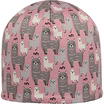 Kojenecká čepice RDX Dívčí funkční čepice s fleesem Picowinter Lama Růžová Vel. 4