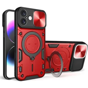 Pouzdro na mobilní telefon Kryt iPhone 16 Techsuit CamGuard Pro - červený
