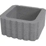 Svahová tvárnice DITON hladká 29,5 x 29,5 cm přírodní