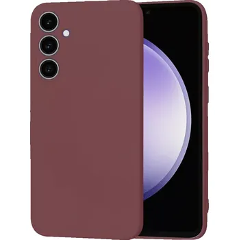 Pouzdro na mobilní telefon Kryt Samsung Galaxy S23 FE Techsuit SoftFlex - plum red
