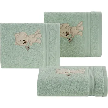 DĚTSKÝ BAVLNĚNÝ RUČNÍK BABY66 50X90 CM MÁTOVÁ