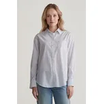 KOŠILE GANT REL STRIPED POPLIN SHIRT WHITE
