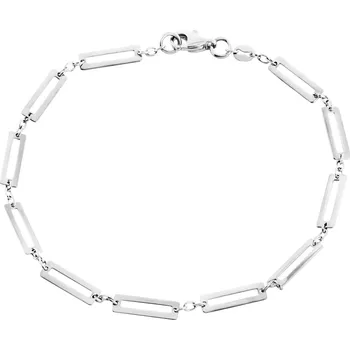 Náramek GEMMAX Extra lesklý náramek z bílého zlata ve stylu Fancy délka 20 cm – zlatý šperk ryzosti 585/1000 v Dárkovém balení s Certifikátem GLBWN-20-02490