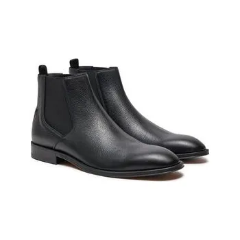 Dámská obuv BOSS Kotníková obuv s elastickým prvkem Derrek 50524891 10266537 01 Černá 45