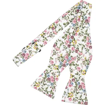 Bubibubi Bílý vázací motýlek Emma