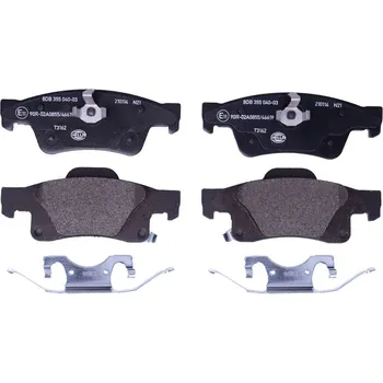 Brzdová destička Sada brzdových destiček, kotoučová brzda HELLA 8DB 355 040-031