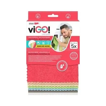 Utěrka viGO! Utěrka z mikrovlákna univerzální 5 ks, 30x30cm