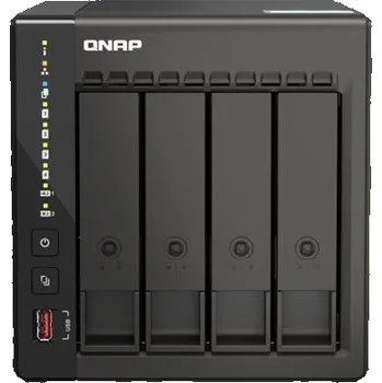 QNAP TS-453E-8G (4core 2,6GHz, 8GB RAM, 4x SATA, 2x M.2 NVMe slot, 2x HDMI 4K, 2x 2,5GbE, 4x USB)