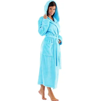 Dámský župan Tyrkysový župan s kapucí Siena 31 56 5360 - XL