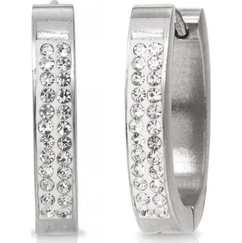 Náušnice Prosperk Náušnice ocelové oválné Swarovski S0637