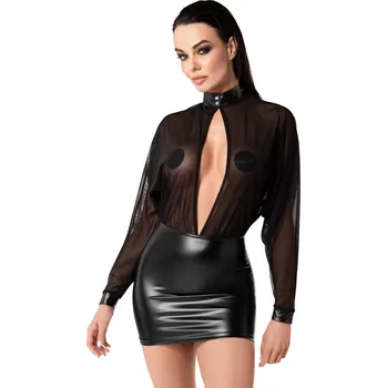 Dámské erotické šaty Noir Handmade F348 Opium Mini Dress Velikost 4XL