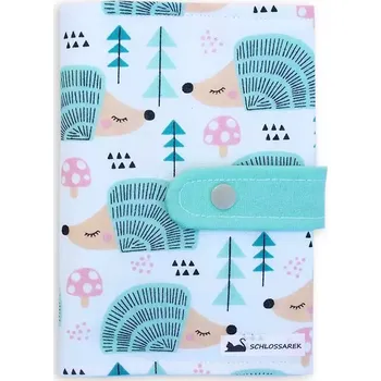 Obal na doklad Obal na očkovací průkaz - Mentoloví ježci