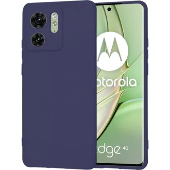 Pouzdro na mobilní telefon Kryt Motorola EDGE 40 / EDGE (2023) Techsuit SoftFlex - navy blue