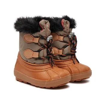 Chlapecké sněhule Sněhule Boatilus Nippy 02 Sint. Leather Boot NN02 VAR.41NR Oranžová 26_27