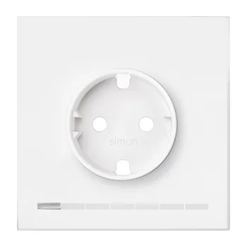 Elektrická zásuvka Simon 100 10021108-230 Sestava 1 násobná iO: 1 zásuvka Schuko bílá matná