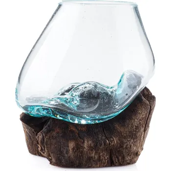 Dóza na potraviny Dóza sklo s kořenem malá 02