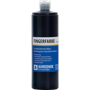 Vodová barva AUREDNIK Prstová barva černá 750 ml