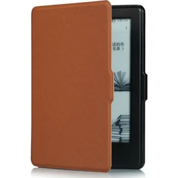 Pouzdro na čtečku elektronické knihy Kindle 8 Durable Lock pouzdro DL404 - hnědé, magnetické zavírání, AutoSleep + BONUSY