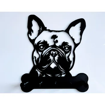 Věšák Francouzský buldoček #3 - věšák na klíče