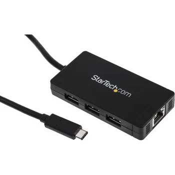 USB hub Rozbočovač USB HB30C3A1GE, standard: USB 3.1 RJ45, počet portů USB: 3 Adaptér střídavého proudu, typ USB: USB A, USB C