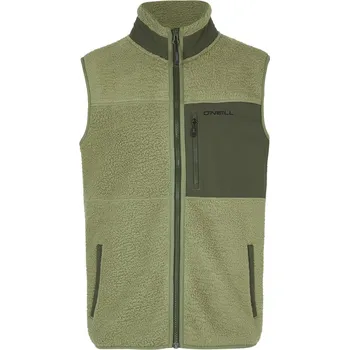Pánská vesta Pánská Fleecová vesta O'NEILL HIGH PILE GILET 2350043-16011 – Olivová M