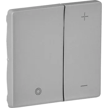 vypínač Valena LIFE kryt stmívače 1-10V barva hliník *754892 Legrand