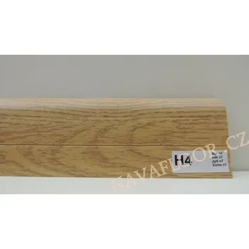 soklová lišta Plastová lišta PREXA 54 H4 dub