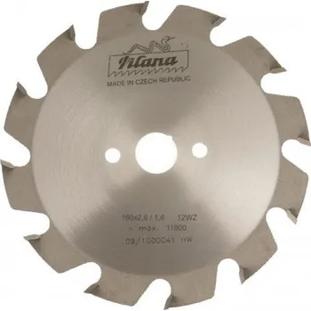 Pilový kotouč Pilový kotouč na dřevo SK 5391 WZ pro podélné řezání 1,6 mm 20 mm 160 mm 2,6 mm 12