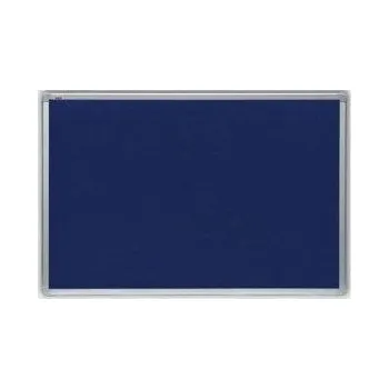 Filcová modrá tabule v hliníkovém rámu 90x120 cm (P-TTA129-1)