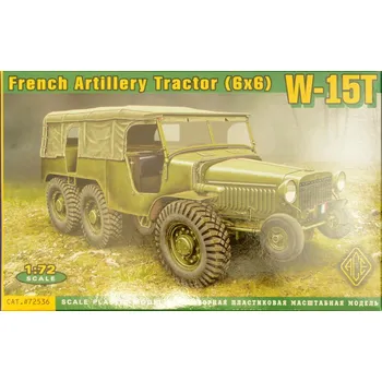 Plastikový model ACE 1/72 W-15T French WWII Artillery tractor (6x6)