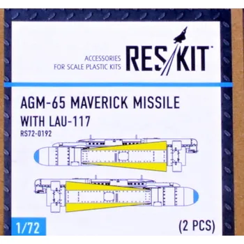 Plastikový model Reskit 1/72 AGM-65 Maverick missile with LAU-117 (2 pcs.)
