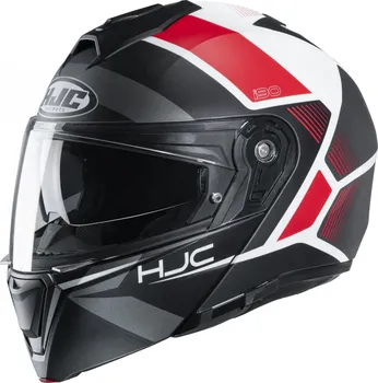 Helma na motorku HJC i90 Hollen MC1SF černá/šedá/červená