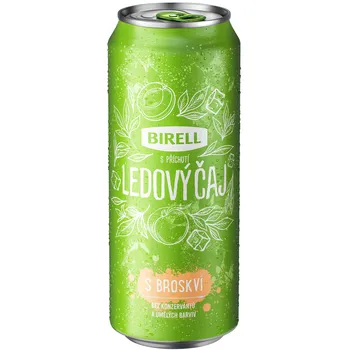 Pivo Birell Ledový čaj s broskví 0,5 l