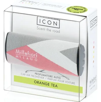 Osvěžovač vzduchu Millefiori ICON VŮNĚ DO AUTA TEXTIL GEOMETRIC/ORANGE TEA Millefiori: 1ks