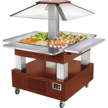 Vinotéka ROLLER GRILL International SALÁTOVÝ BAR CENTRÁLNÍ CHLADÍCÍ SBC 40 F - ČERNÁ/BLACK