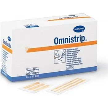 Tejpovací páska HARTMANN-RICO A.S. náplasťové stehy OMNISTRIP 6mm x76mm/3ks