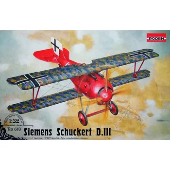 Plastikový model Roden 1/32 Siemens-Schuckert D.III