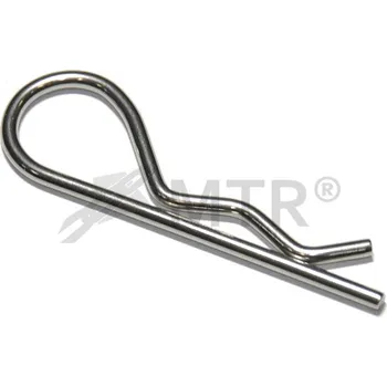 Matice MTR Závlačka pružinová jednoduchá nerezová A2 DIN 11024 Varianta: Závlačka pružinová jednoduchá nerezová 3mm nerez A2