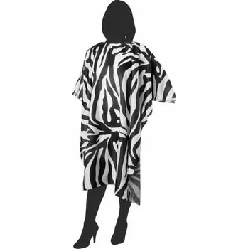 Duko Kadeřnická pláštěnka 557 černá/bílá zebra Duko Kadeřnická pláštěnka 557 černá/bílá zebra