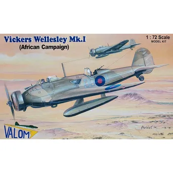 Plastikový model Valom 1/72 Vickers Wellesley Mk.I (African Campaign)