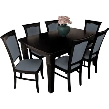 Jídelní set Jídelní set pro 6 osob - RK030, Barva dřeva: sonoma, Potah: Casablanca 2308 MIRJAN 5902928432541