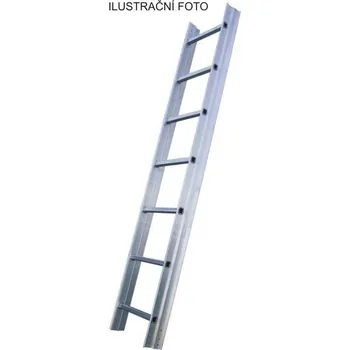 Žebřík Žebřík hliníkový střešní JUMBO 14 stupně - délka 4m