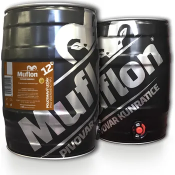 Pivo Muflon 12° polotmavý 5l soudek