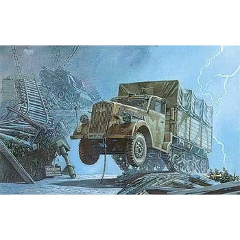 Plastikový model Roden 1/72 Opel Maultier (Sd.Kfz.3) WWII Germ.Semi-Truck